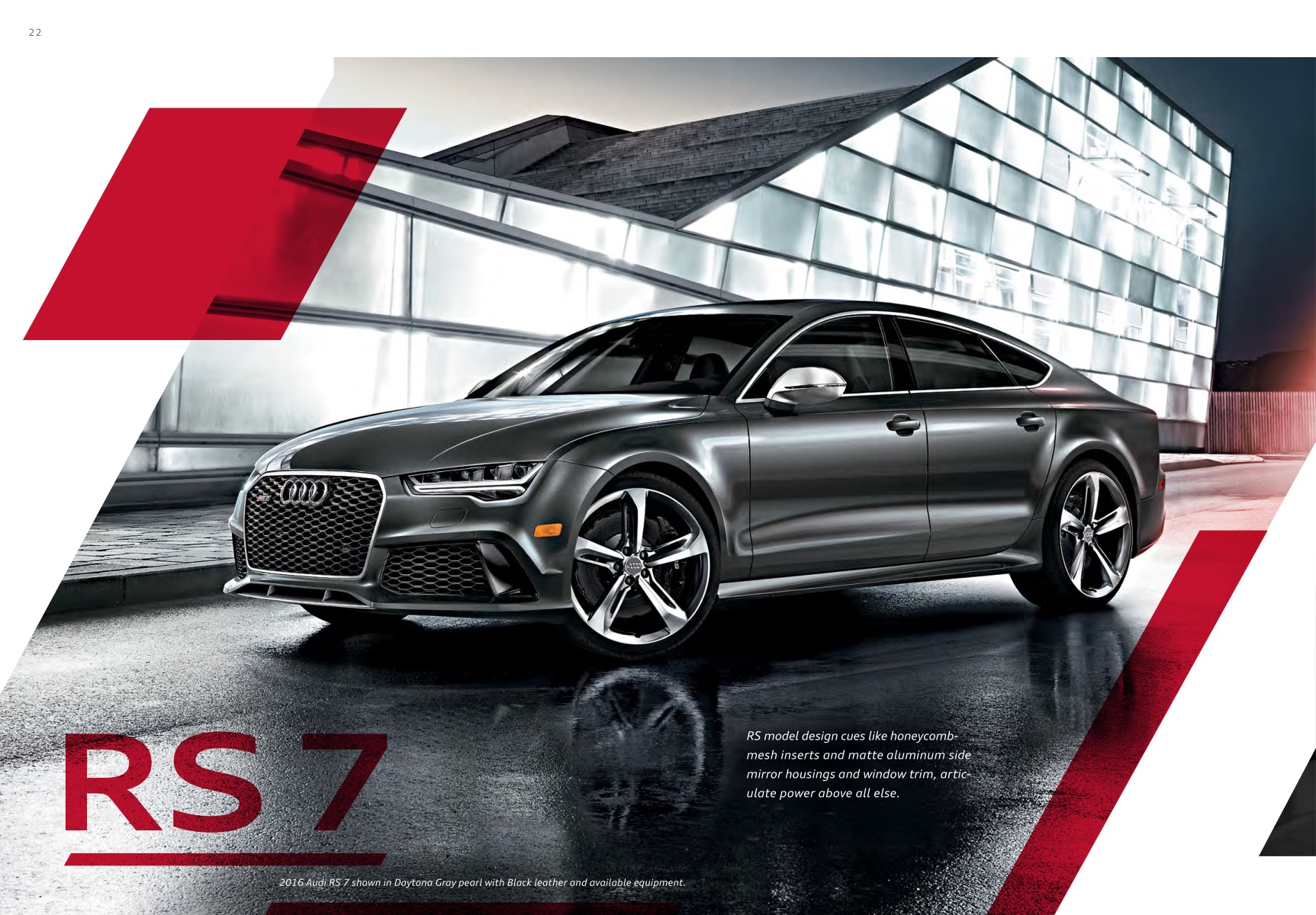2016 Audi A7 Brochure Page 12